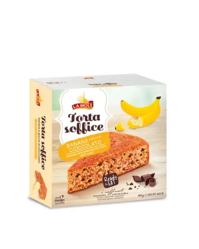 [8008685004131] LA MOLE CAKE BANANA & CHOC 400GMS 