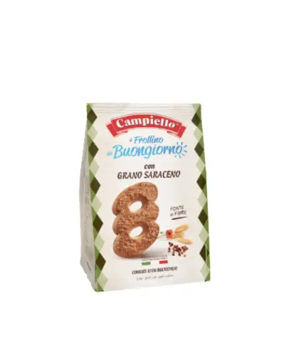 [8002333020955] CAMPIELLO CON CRANO BULKWHEAT COOKIES 350GMS 