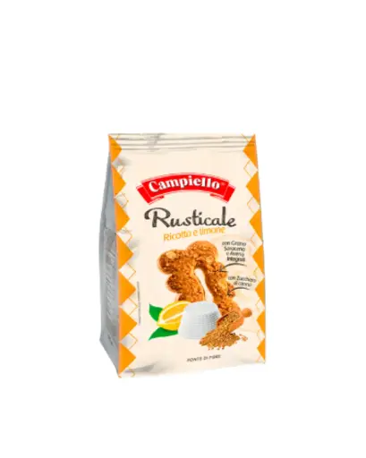[8000590105613] CAMPIELLO RUSTICALE LEMON COOKIES 350GMS 
