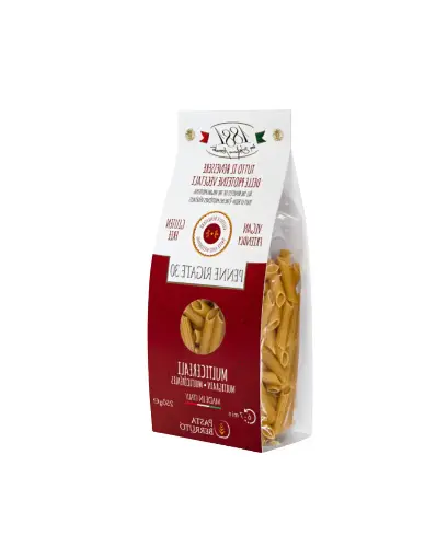 [8003740638474] BERRUTO GB.PENNE RIGATE MULTIGRAINS  250GMS   